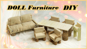 DIY Barbie Doll Furniture from Recycled Materials