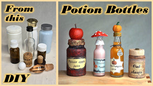 DIY Spooky Potion Bottles from Recycled Materials 🧪✨ | Best out of waste Halloween crafts
