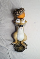 Handmade paper mache squirrel Scrat from Ica Age movie