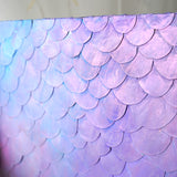 Mermaid theme A4 ring binder 'Violet'