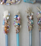 Mermaid theme Hand decorated Pen