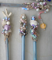 Mermaid theme Hand decorated Pen