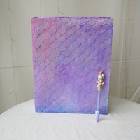 Mermaid theme A4 ring binder 'Violet'