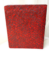 Hand decorated A4 ring binder 'red dragon'