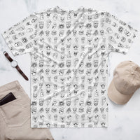 Men's T-shirt 'faces'