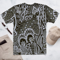 Men's T-shirt 'black doodles'