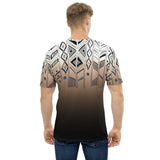 Men's T-shirt 'ombre mud cloth pattern'