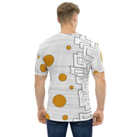 Men's T-shirt 'gold circles'