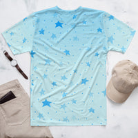 Men's T-shirt 'blue stars'