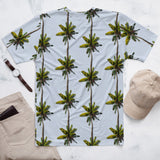 Men's T-shirt 'Palm trees and blue sky'