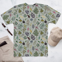 Men's T-shirt 'leaves'