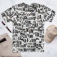 Men's T-shirt 'letters'