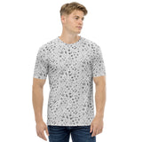 Men's T-shirt 'grey and stars'