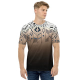 Men's T-shirt 'ombre mud cloth pattern'