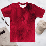 Men's T-shirt 'red abstract'