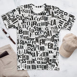 Men's T-shirt 'letters'