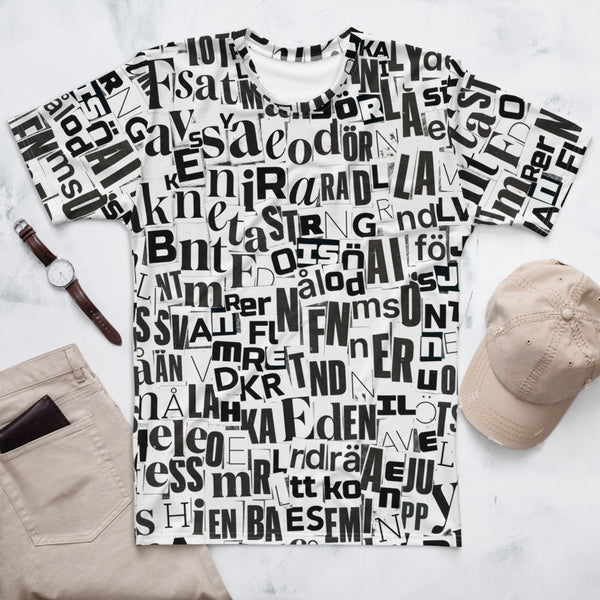 Men's T-shirt 'letters'