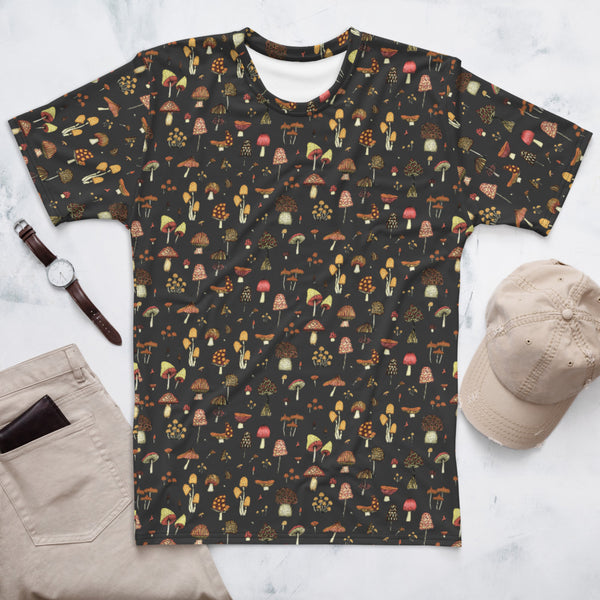 Men's T-shirt 'Mushroom pattern'