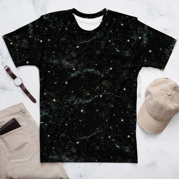 Men's T-shirt 'Space and stars'