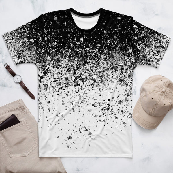 Men's T-shirt 'Gradient splatters'