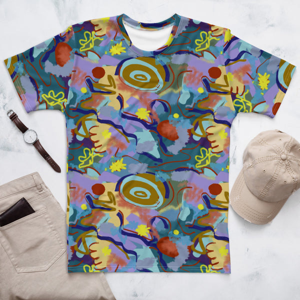 Men's T-shirt 'Colorful abstract'