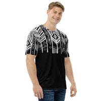 Men's T-shirt 'black mud cloth'