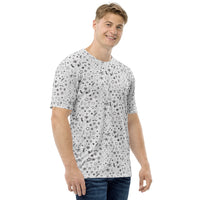 Men's T-shirt 'grey and stars'