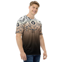 Men's T-shirt 'ombre mud cloth pattern'