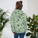 Unisex Hoodie 'green ferns'