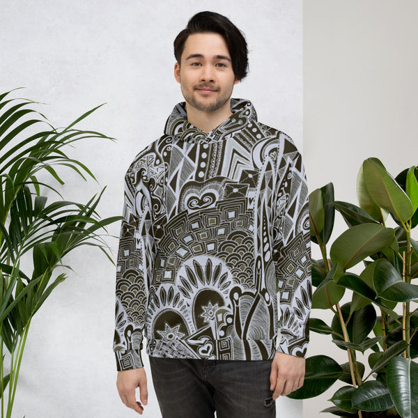 Unisex Hoodie 'dark doodles'