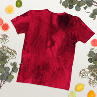 Women's T-shirt 'red watercolor'