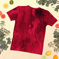 Women's T-shirt 'red watercolor'