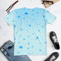 Women's T-shirt 'blue stars'