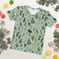 Women's T-shirt 'Green ferns'