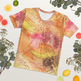 Women's T-shirt 'watercolor abstract yellow'