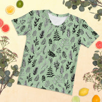 Women's T-shirt 'Green ferns'