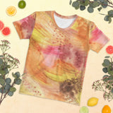 Women's T-shirt 'watercolor abstract yellow'