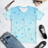 Women's T-shirt 'blue stars'