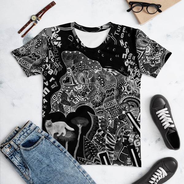 Women's T-shirt 'Black A Cat'