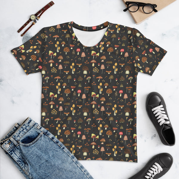 Women's T-shirt 'mushroom pattern'