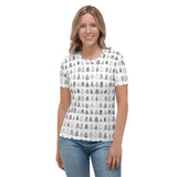 Women's T-shirt 'doodle trees'