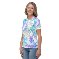 Women's T-shirt 'colorful doodle'