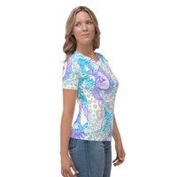 Women's T-shirt 'colorful doodle'