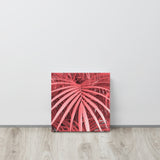 Canvas 'pink palm tree'