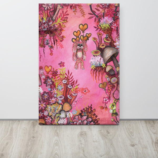 Canvas 'pink wonderland'