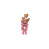 Bubble-free stickers 'pink creature'