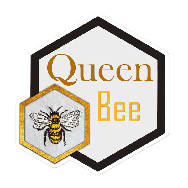 Bubble-free stickers 'queen bee'