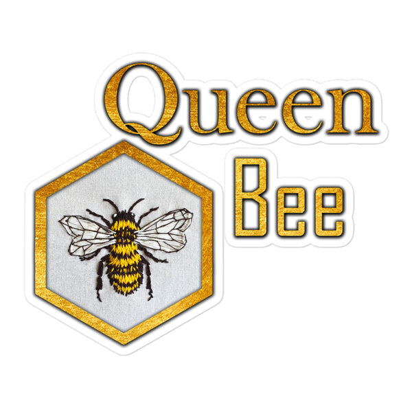 Bubble-free stickers 'queen bee'