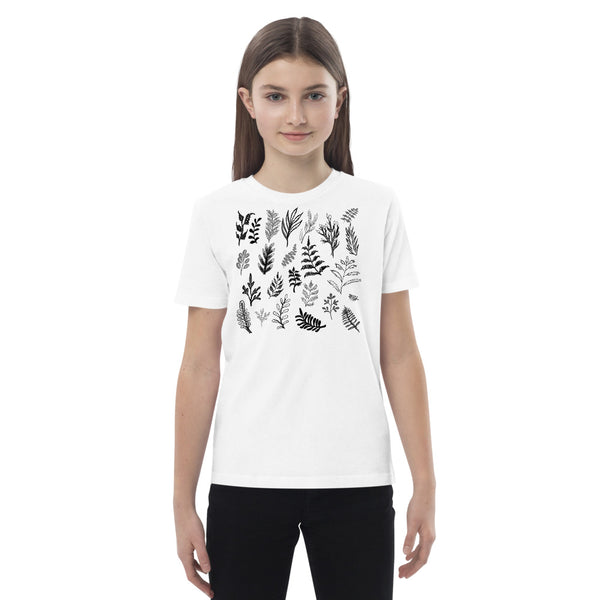 Organic cotton kids t-shirt 'Ferns'
