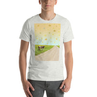 Short-Sleeve Unisex T-Shirt 'cow and stars'